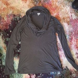 Cowl neck shirt